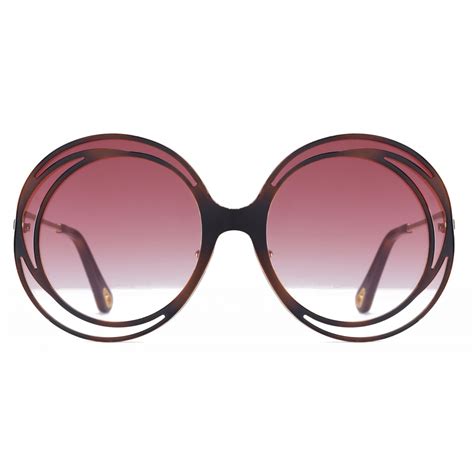 occhiali da sole chloe carlina havana|Sunglasses Chloé .